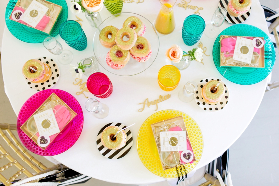 A Kate Spade Inspired Donut Bridesmaid Brunch via TheELD.com