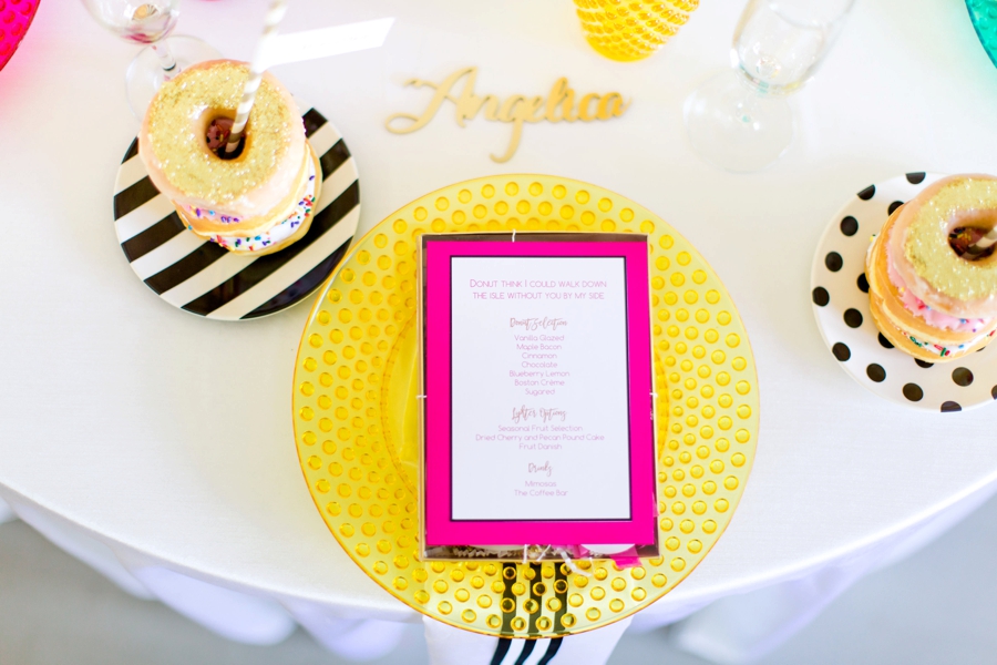 A Kate Spade Inspired Donut Bridesmaid Brunch via TheELD.com