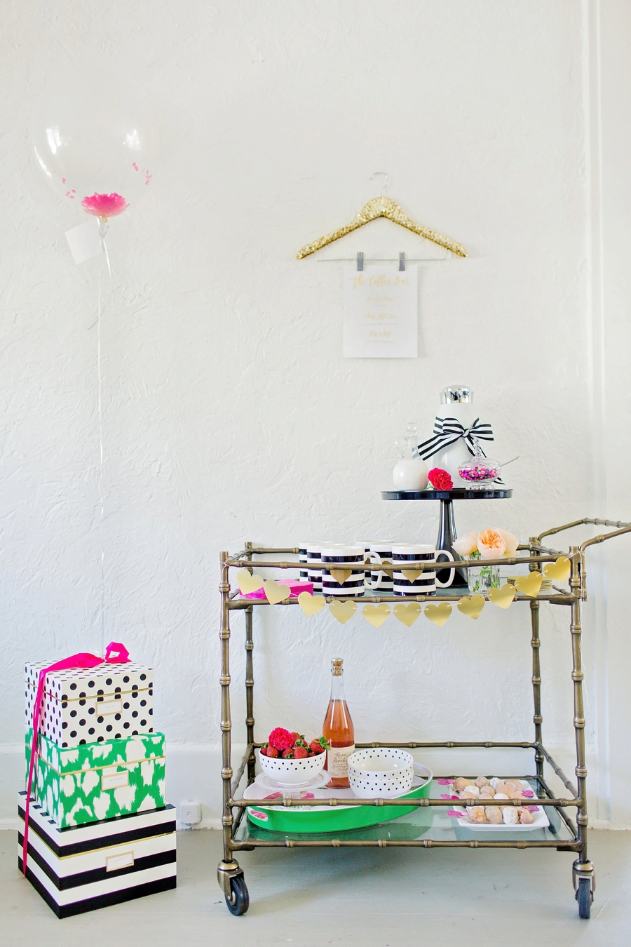 A Kate Spade Inspired Donut Bridesmaid Brunch via TheELD.com