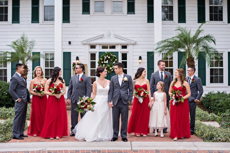 A Rustic & Romantic Red Wedding via TheELD.com