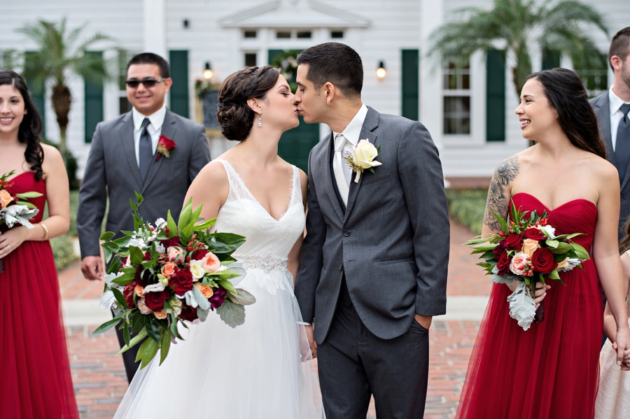 A Rustic & Romantic Red Wedding via TheELD.com