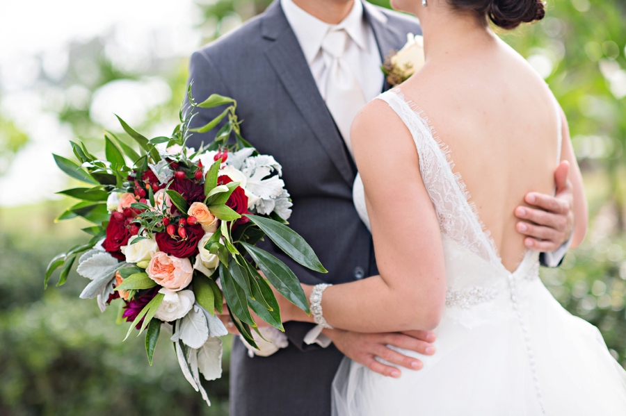 A Rustic & Romantic Red Wedding via TheELD.com