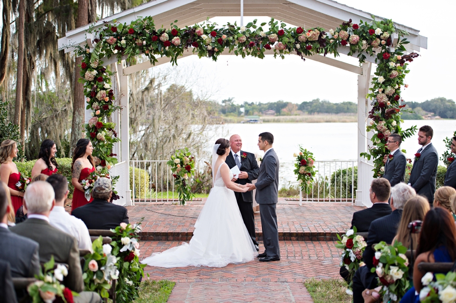 A Rustic & Romantic Red Wedding via TheELD.com