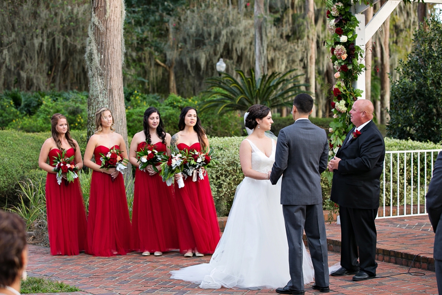 A Rustic & Romantic Red Wedding via TheELD.com