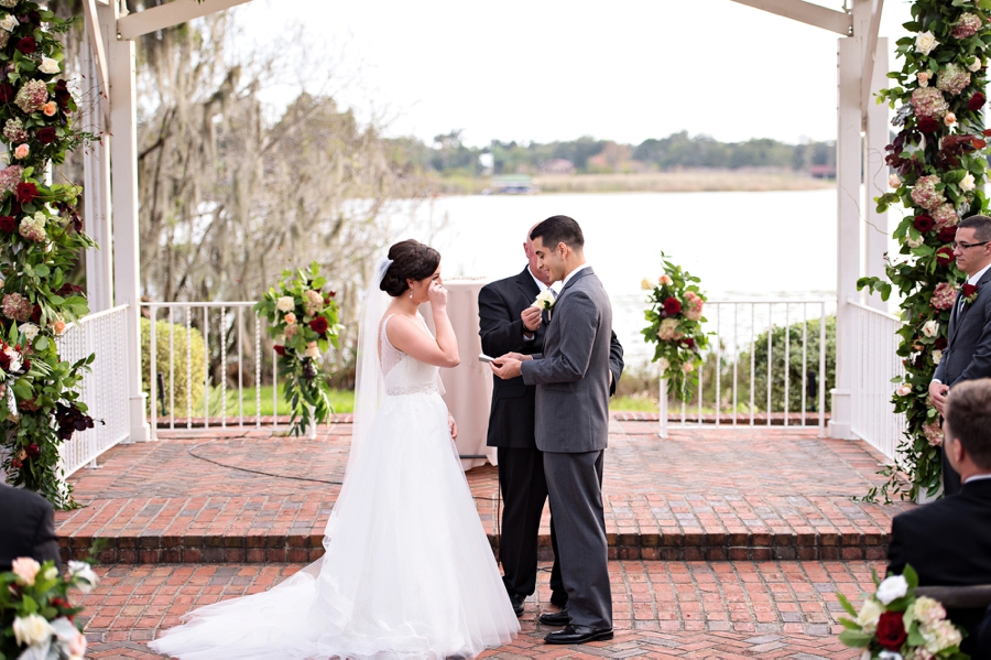 A Rustic & Romantic Red Wedding via TheELD.com