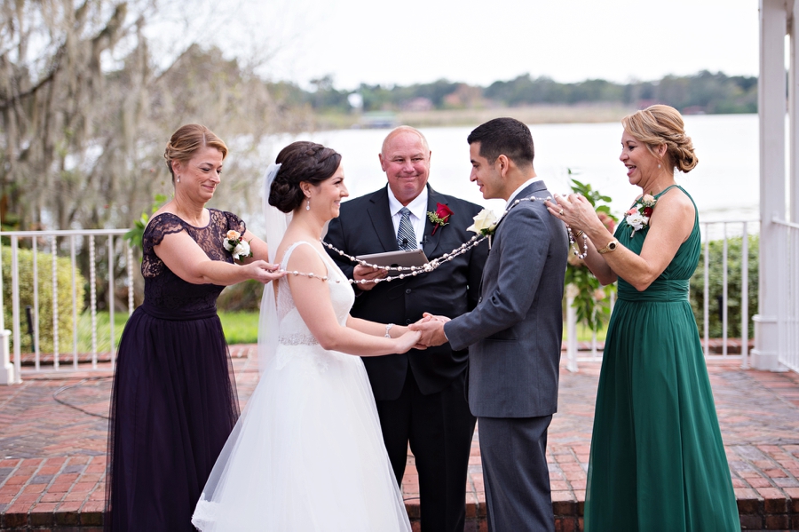 A Rustic & Romantic Red Wedding via TheELD.com