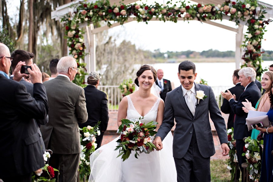 A Rustic & Romantic Red Wedding via TheELD.com