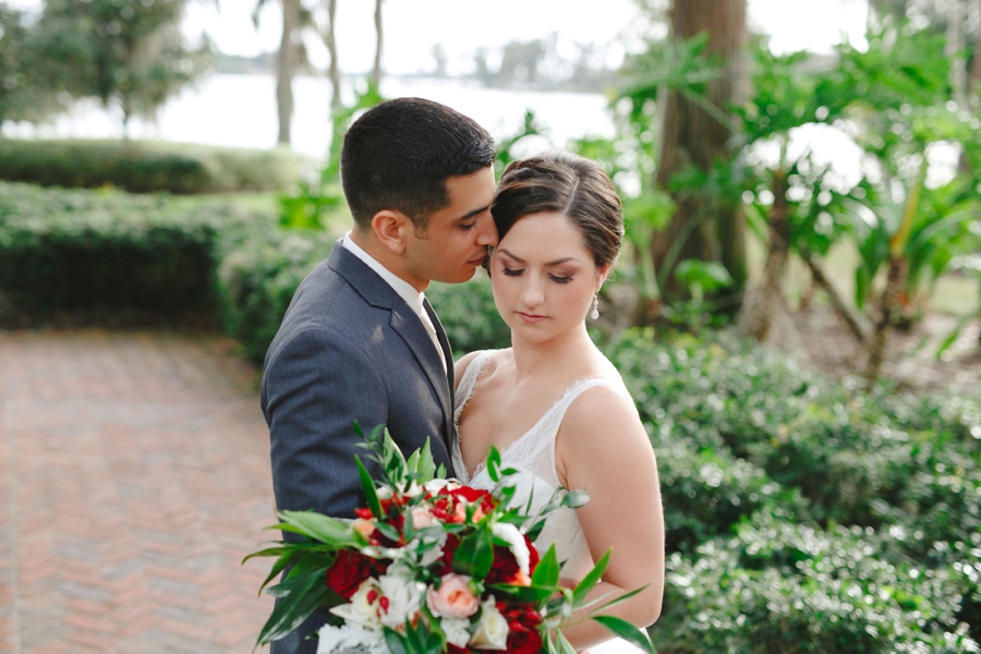 A Rustic & Romantic Red Wedding via TheELD.com