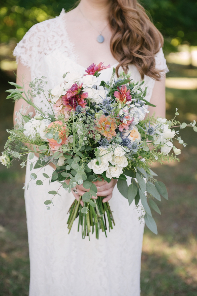 Vintage Rustic Michigan Wedding at Snow Moon Ranch via TheELD.com