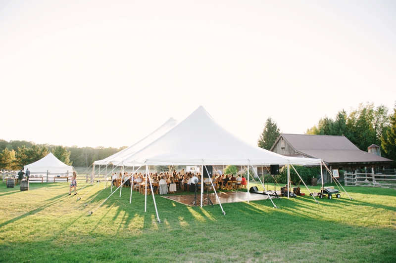 Vintage Rustic Michigan Wedding at Snow Moon Ranch via TheELD.com