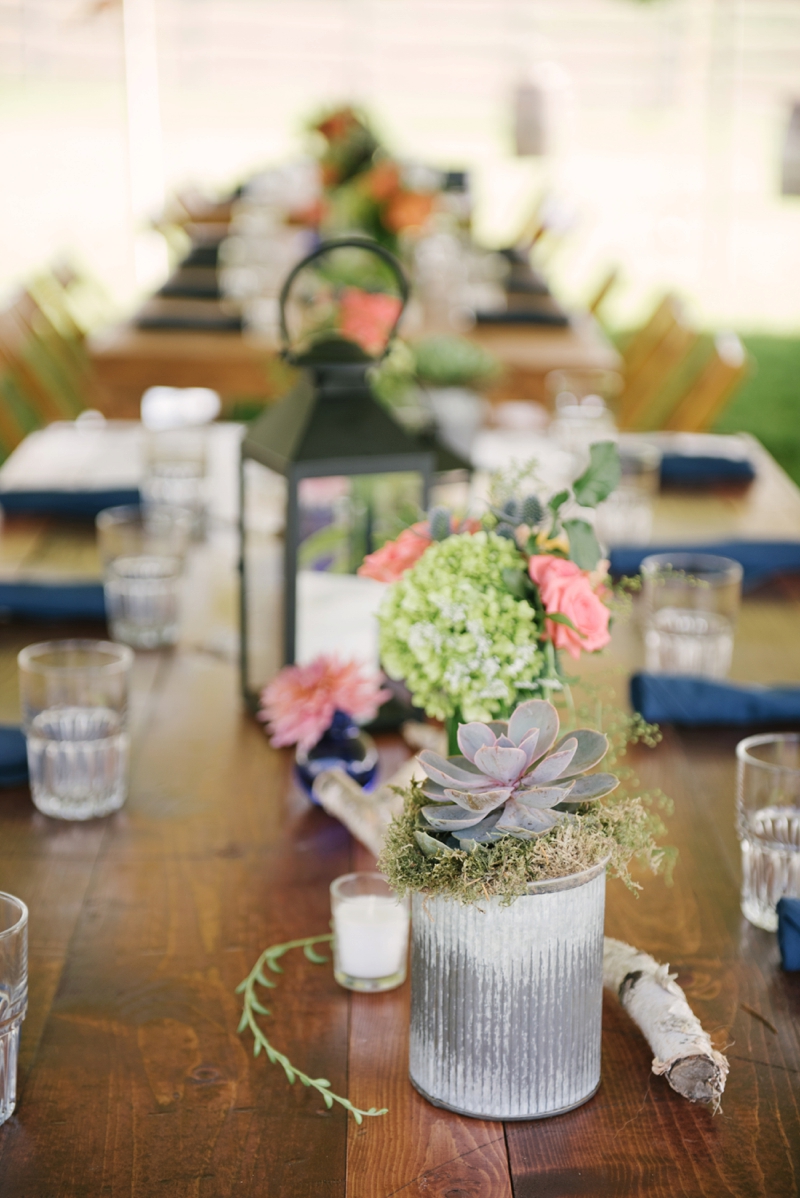 Vintage Rustic Michigan Wedding at Snow Moon Ranch via TheELD.com