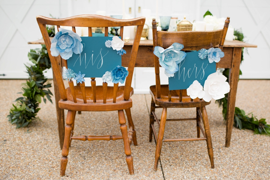 Romantic Teal, Blue, and White Wedding Ideas via TheELD.com