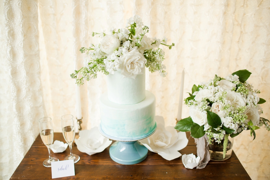 Romantic Teal, Blue, and White Wedding Ideas via TheELD.com