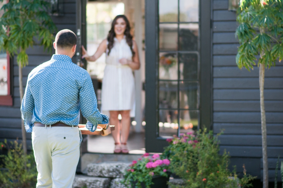 Captured & Engaged: At Home Engagement Photos via TheELD.com