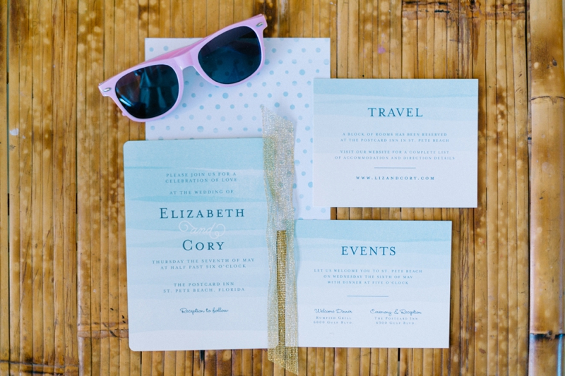 Intimate Turquoise Destination Wedding via TheELD.com