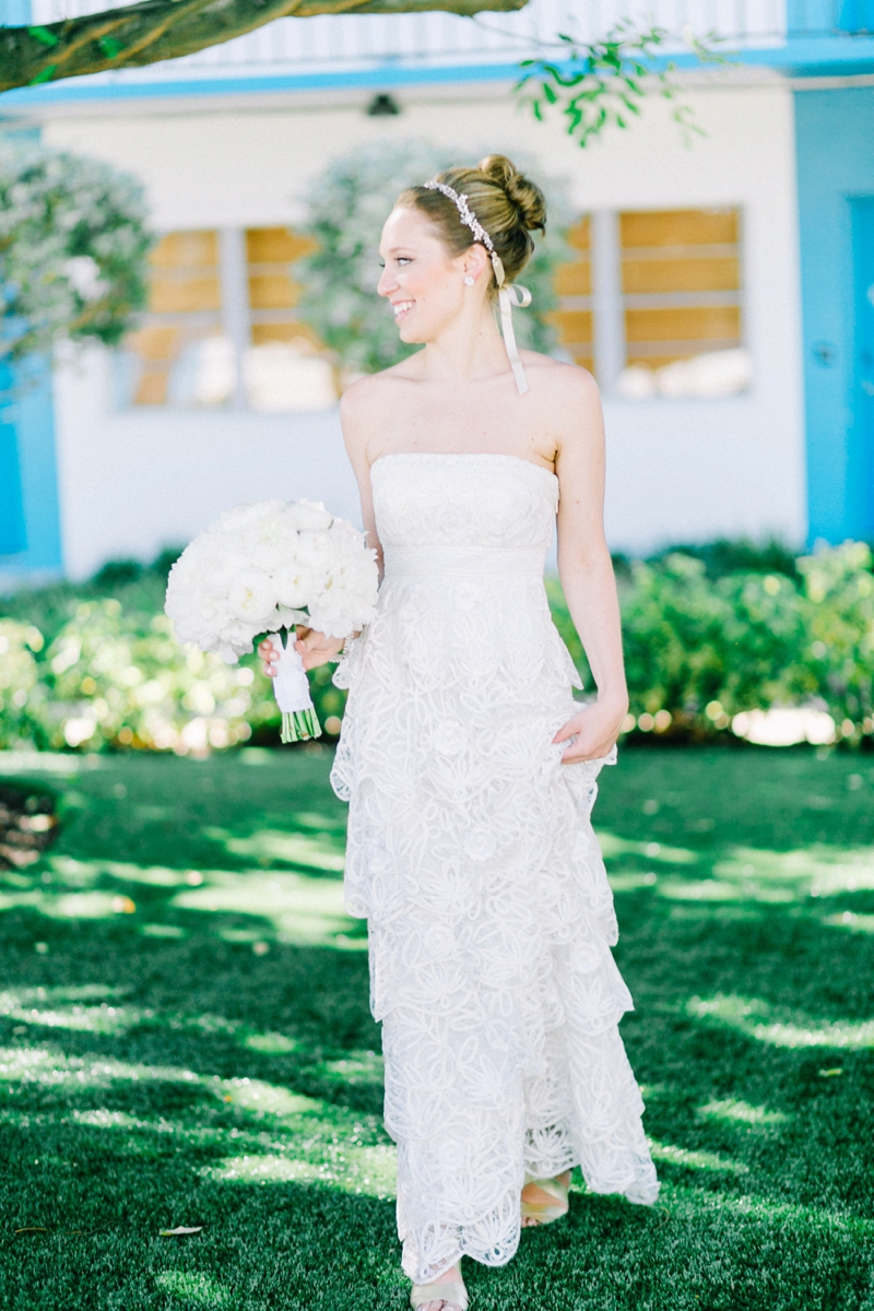 Intimate Turquoise Destination Wedding via TheELD.com