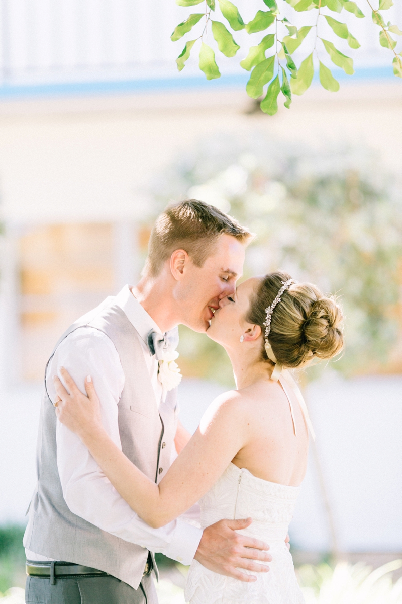 Intimate Turquoise Destination Wedding via TheELD.com