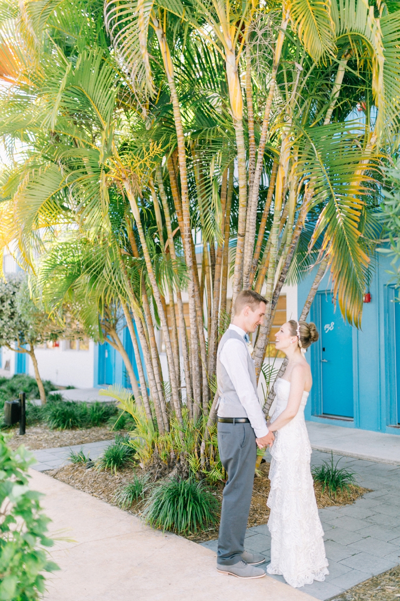 Intimate Turquoise Destination Wedding via TheELD.com