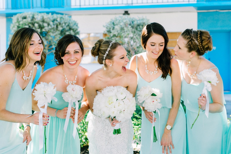 Intimate Turquoise Destination Wedding via TheELD.com