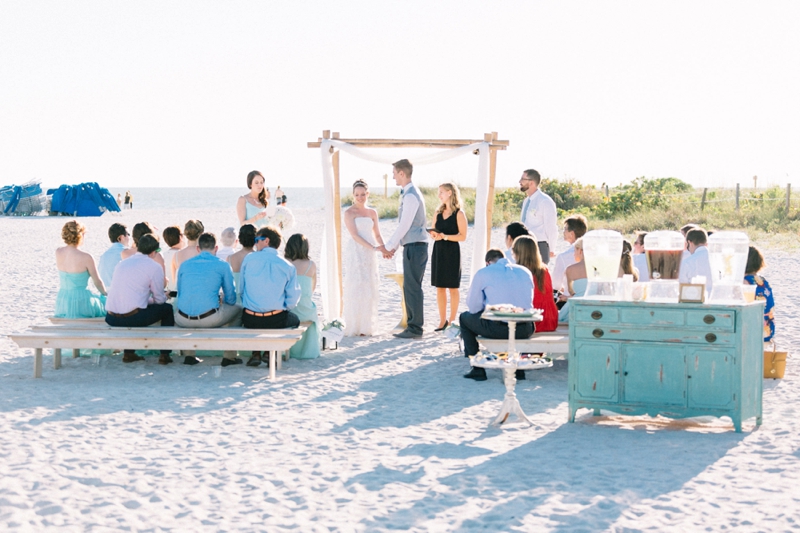 Intimate Turquoise Destination Wedding via TheELD.com