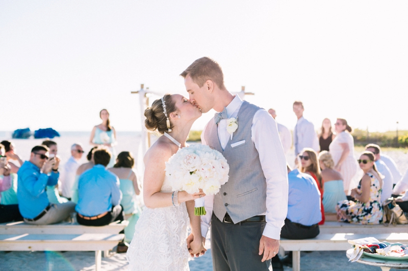 Intimate Turquoise Destination Wedding via TheELD.com