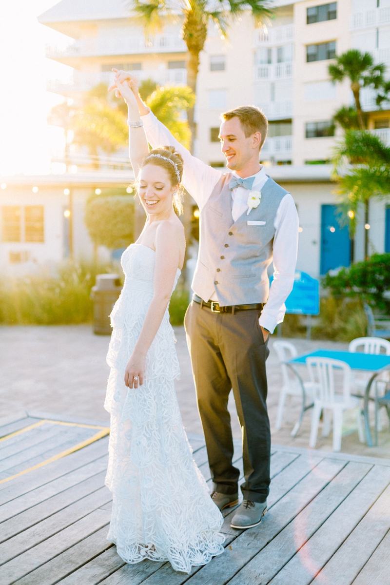 Intimate Turquoise Destination Wedding via TheELD.com