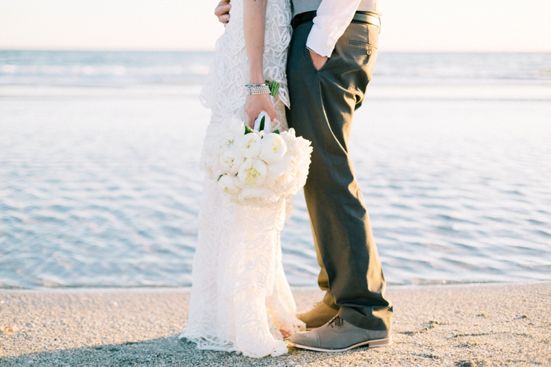 Intimate Turquoise Destination Wedding via TheELD.com