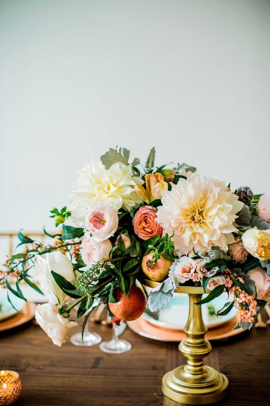 Eclectic Mint and Rose Gold Wedding Ideas With Minted via TheELD.com