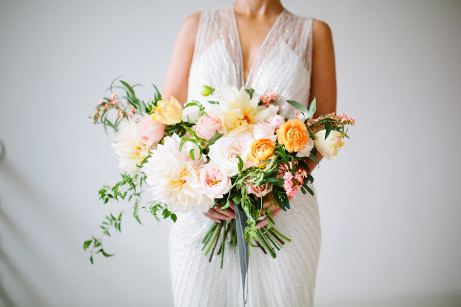 Eclectic Mint and Rose Gold Wedding Ideas With Minted via TheELD.com