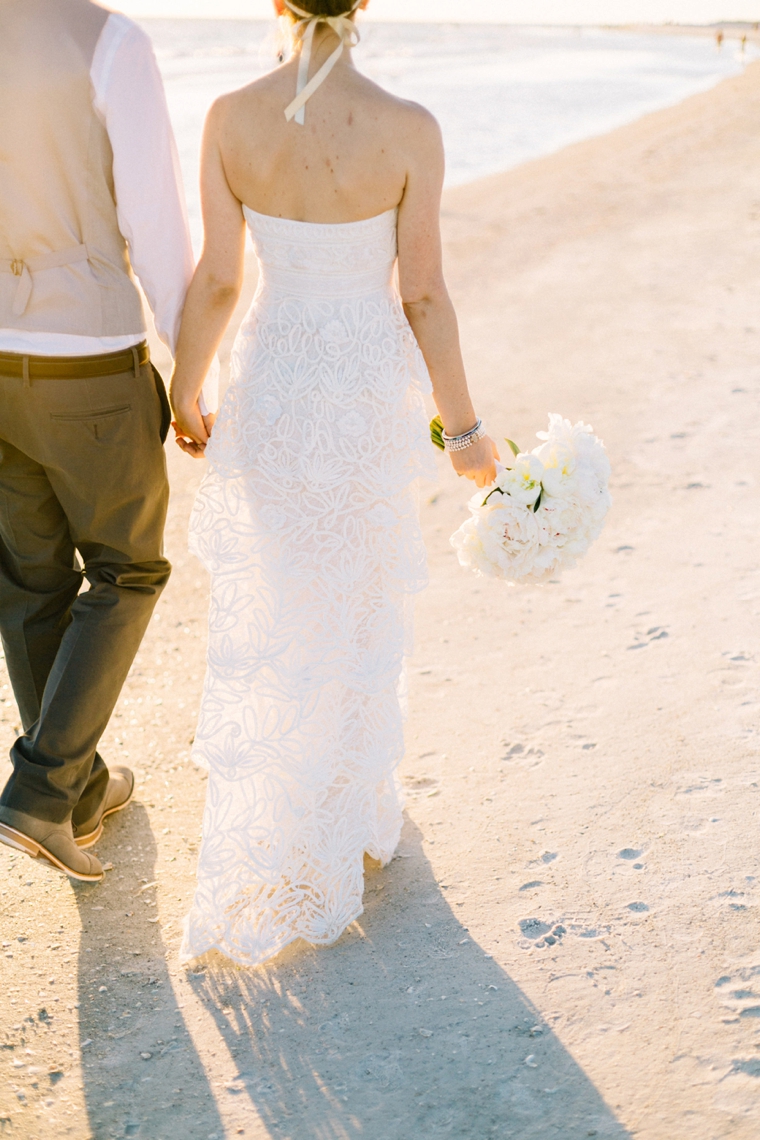 Intimate Turquoise Destination Wedding via TheELD.com