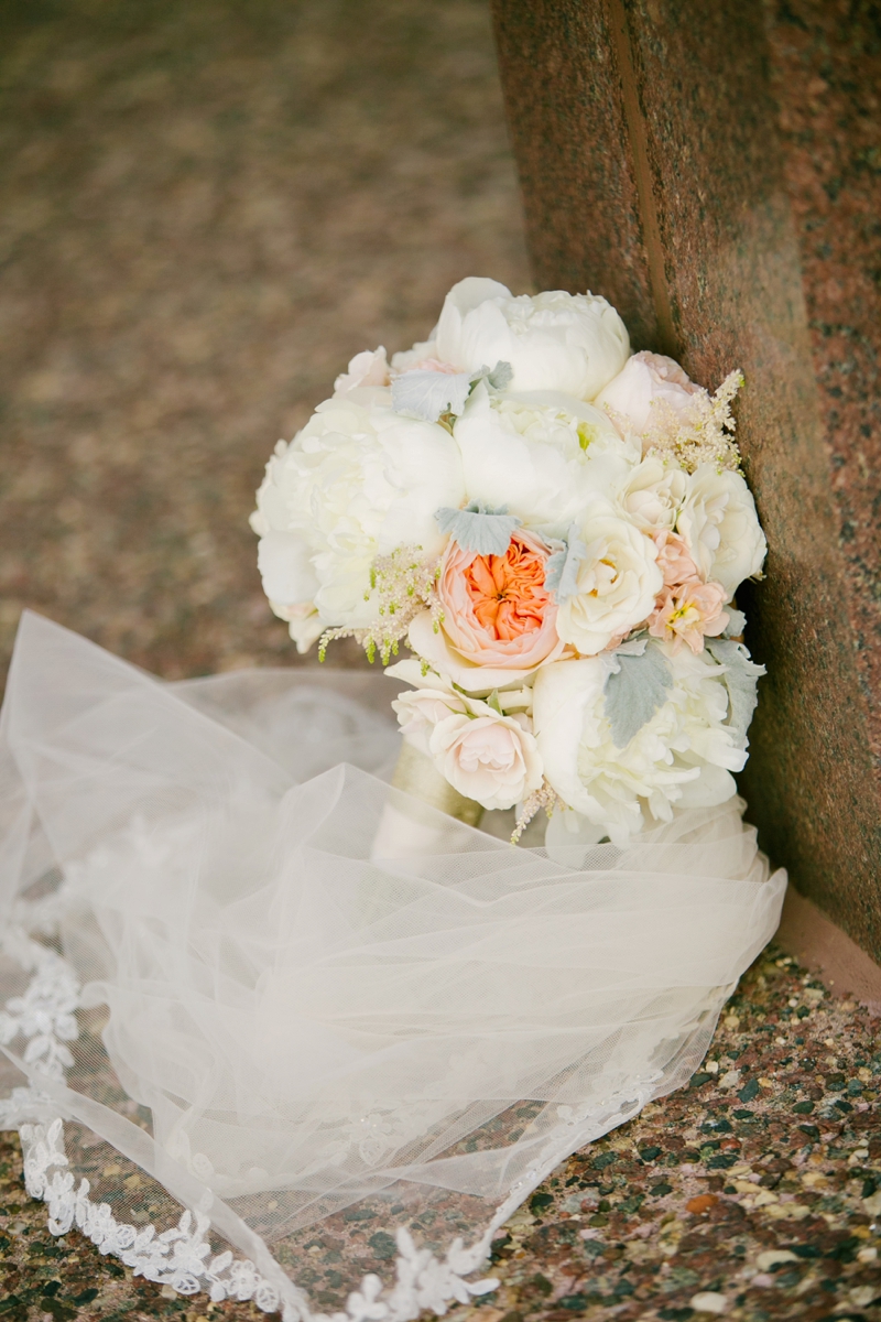 Elegant Ivory & Blush Minnesota Wedding via TheELD.com