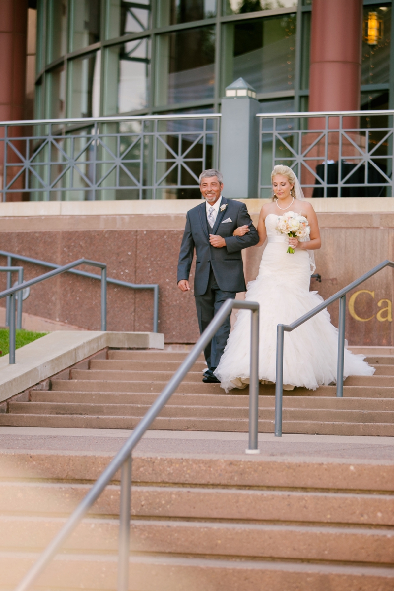 Elegant Ivory & Blush Minnesota Wedding via TheELD.com