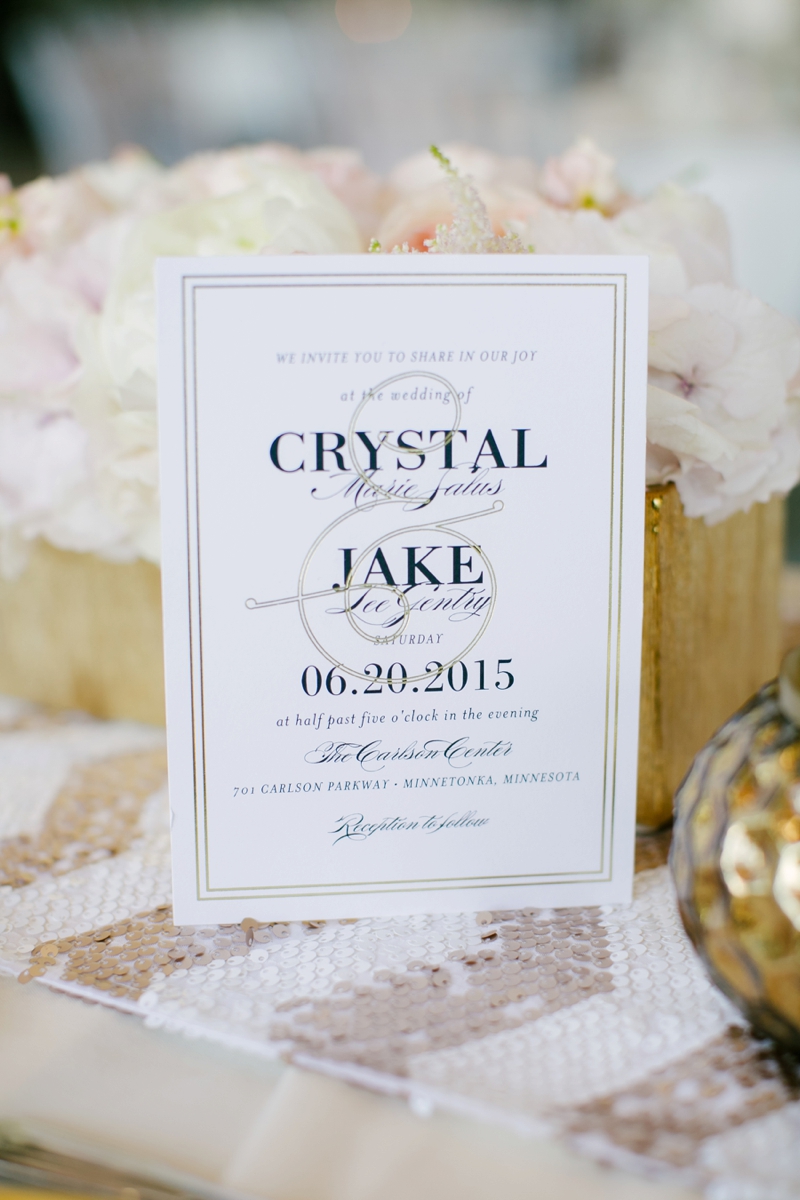 Elegant Ivory & Blush Minnesota Wedding via TheELD.com