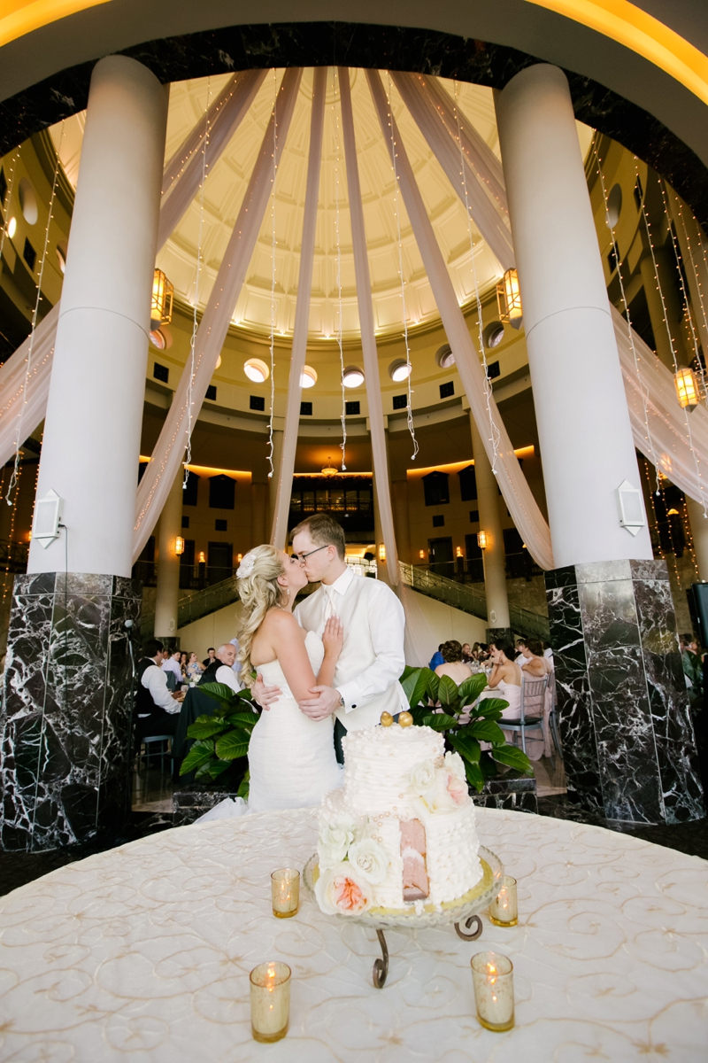 Elegant Ivory & Blush Minnesota Wedding via TheELD.com