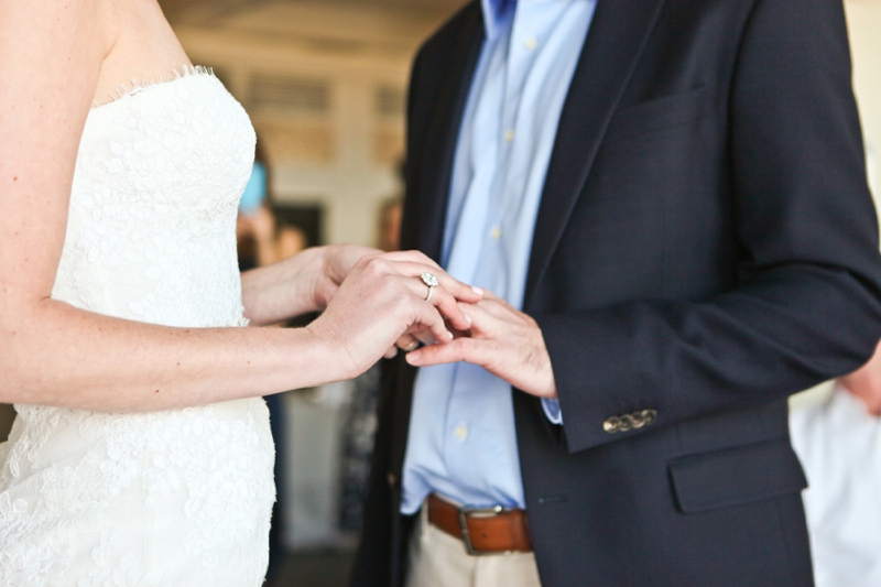 Beach Inspired Florida Destination Wedding via TheELD.com