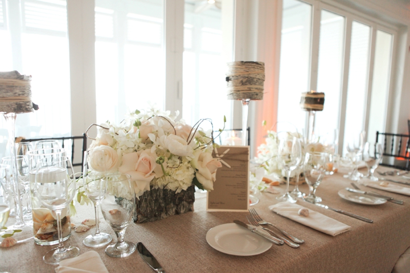 Beach Inspired Florida Destination Wedding via TheELD.com