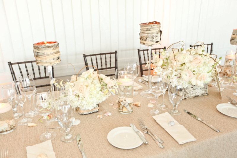 Beach Inspired Florida Destination Wedding via TheELD.com