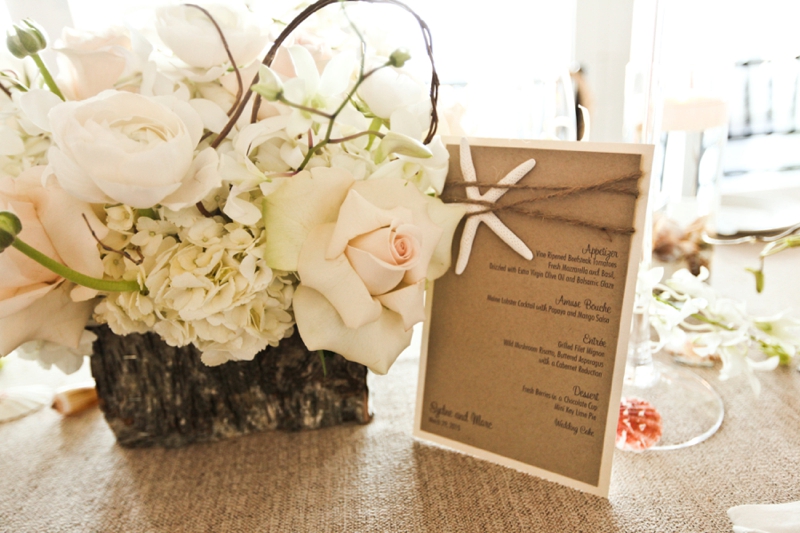 Beach Inspired Florida Destination Wedding via TheELD.com