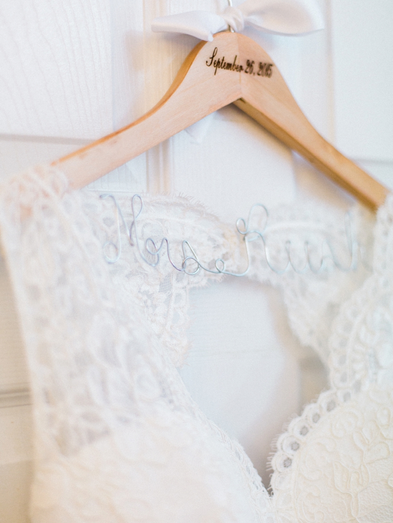 Rustic Peach & Blue North Carolina Wedding via TheELD.com