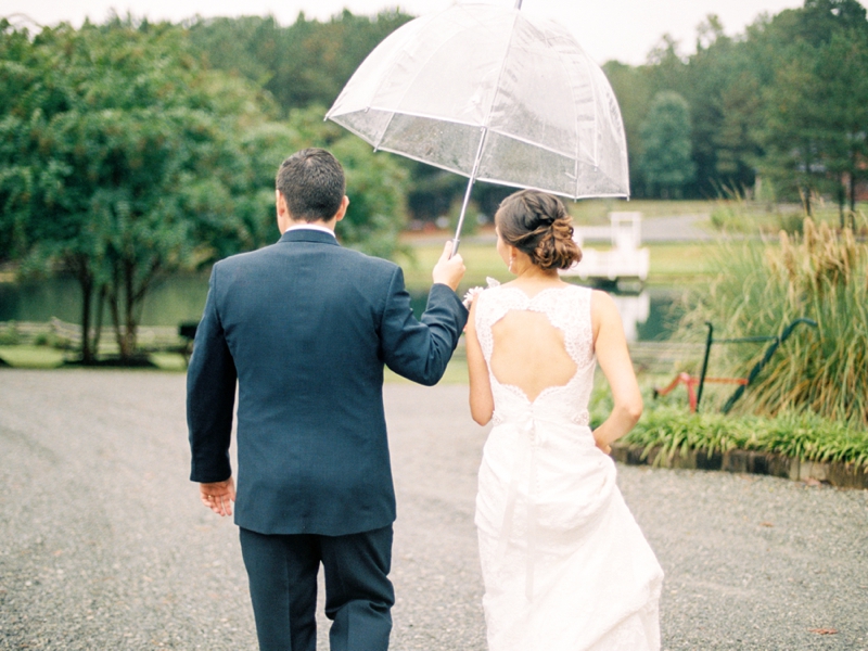 Rustic Peach & Blue North Carolina Wedding via TheELD.com