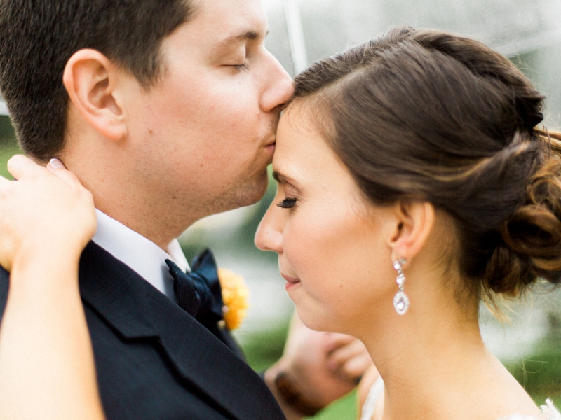 Rustic Peach & Blue North Carolina Wedding via TheELD.com