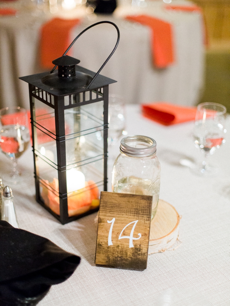 Rustic Peach & Blue North Carolina Wedding via TheELD.com