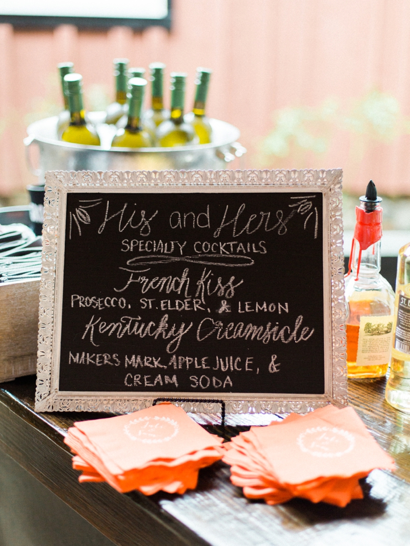 Rustic Peach & Blue North Carolina Wedding via TheELD.com