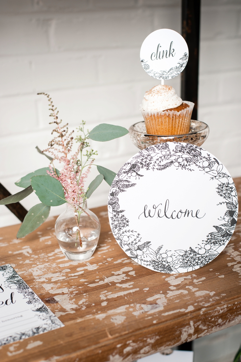 Chic & Whimsical Bridal Shower Inspiration via TheELD.com