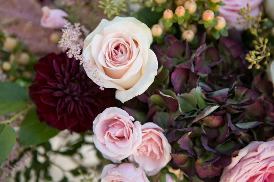 Rustic Elegant Blush and Red Wedding Ideas via TheELD.com