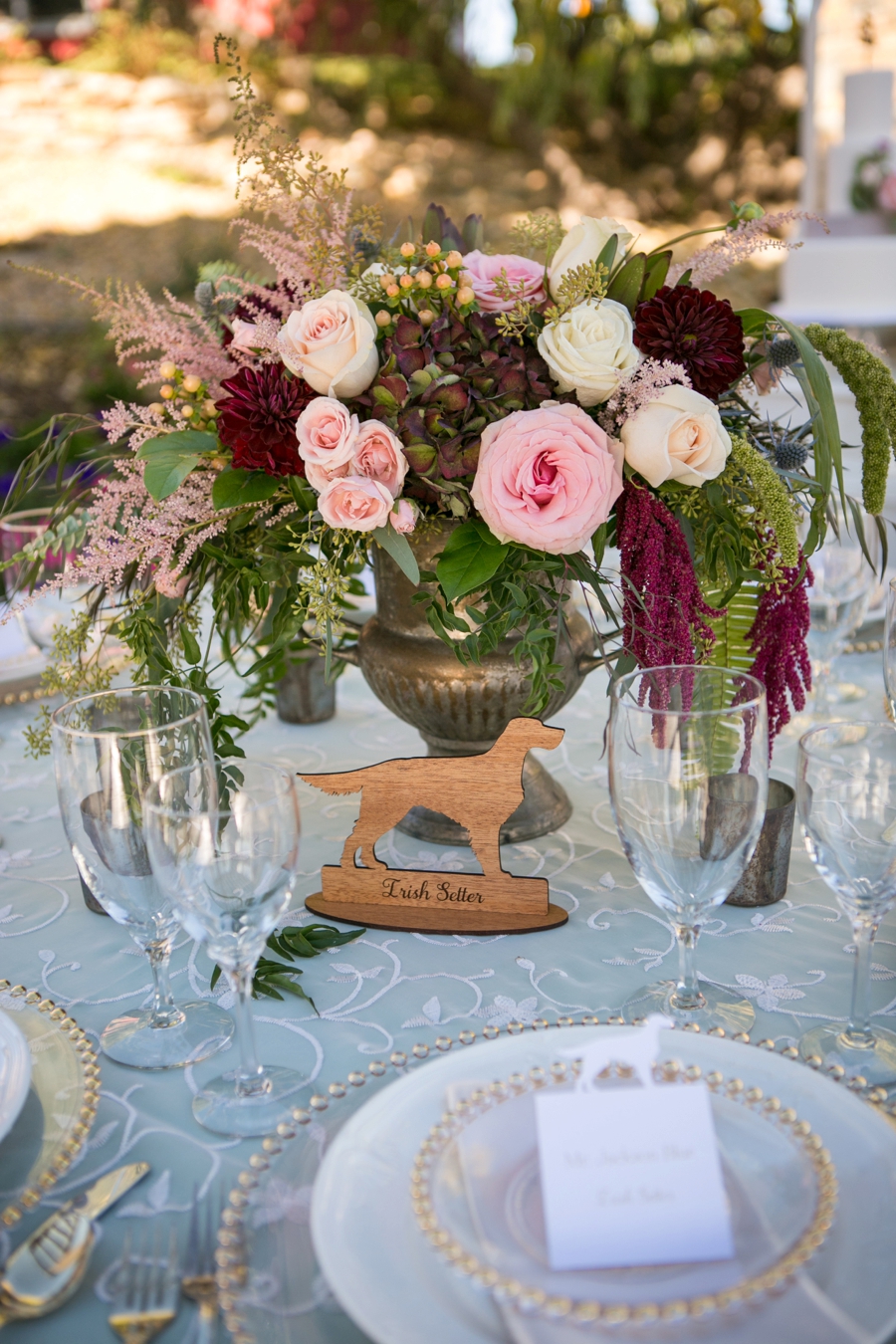 Rustic Elegant Blush and Red Wedding Ideas via TheELD.com