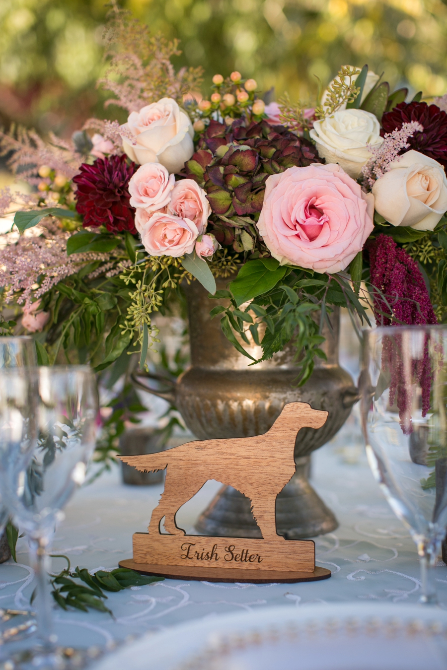 Rustic Elegant Blush and Red Wedding Ideas via TheELD.com