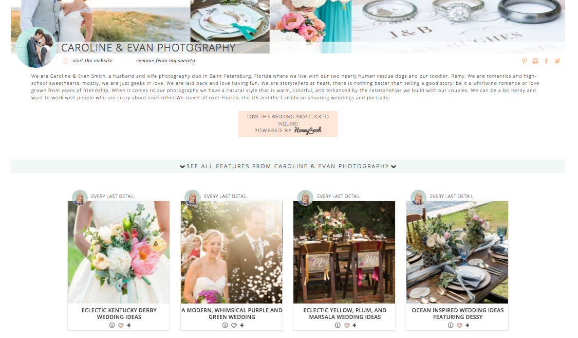 Aisle Society: An All New Way To Find Wedding Inspiration via TheELD.com
