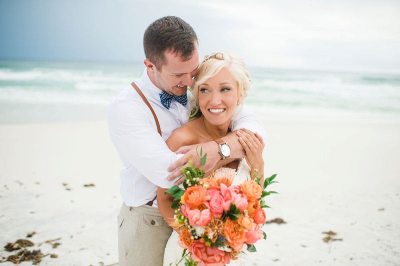 A Boho Chic Santa Rosa Beach Wedding via TheELD.com