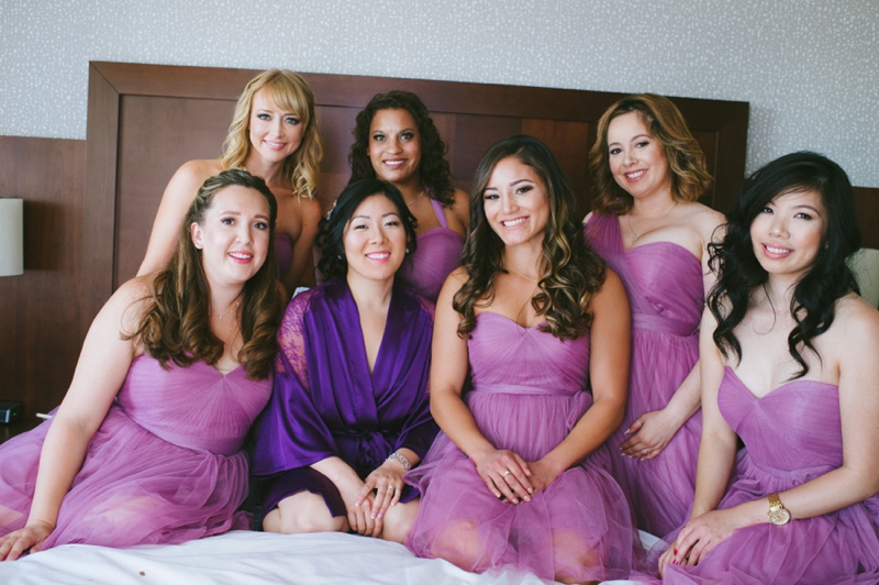 Classic Pink & Plum Seattle Wedding via TheELD.com